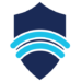 Shield icon with light blue line representing IT Compliance