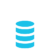 Backup & Disaster Recovery Cloud with data backup icon