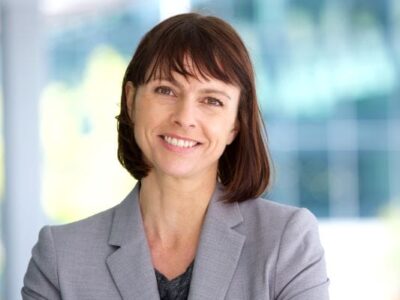 Non-Profit Legal Testimonial Women executive in suit with short hair